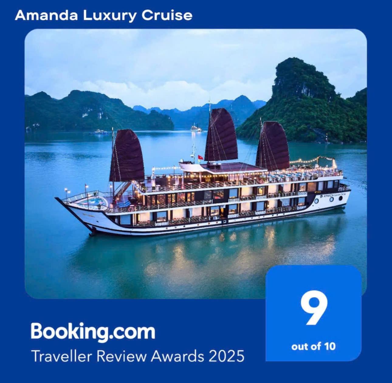 Amanda Luxury Cruise Hotell Ha Long Exteriör bild